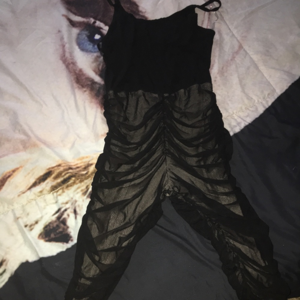 Knee length jumpsuit